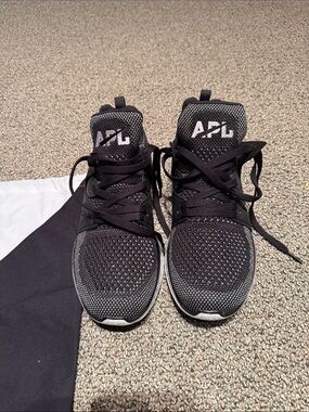 APL Black and White Knit Sneakers